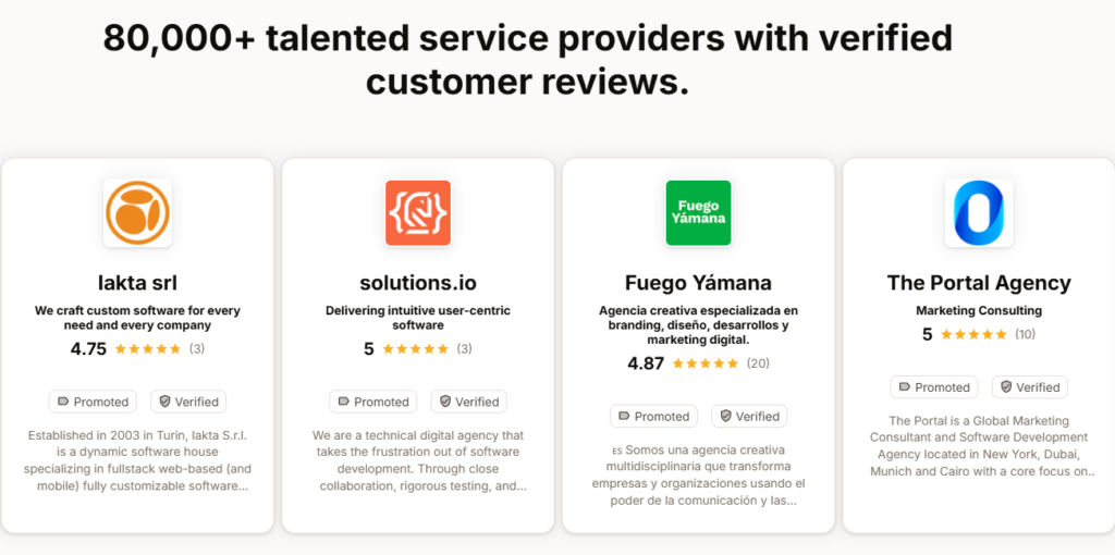 Platforms like Sortlist connect over 120,000 businesses with nearly 100,000 vetted agencies every year—putting agencies in front of decision-makers right at the moment they’re searching for a partner. The agency discovery report 2025