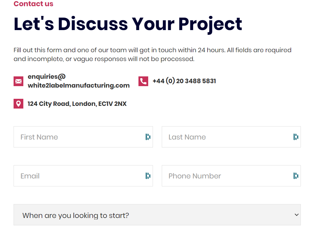 Make It Easy for Prospects to Contact You
