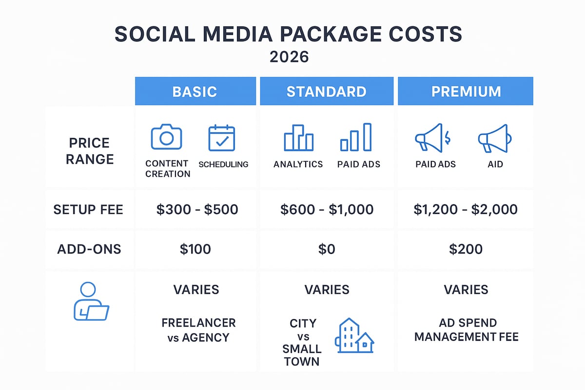 How Much Do Social Media Advertising Packages Cost in 2026?
