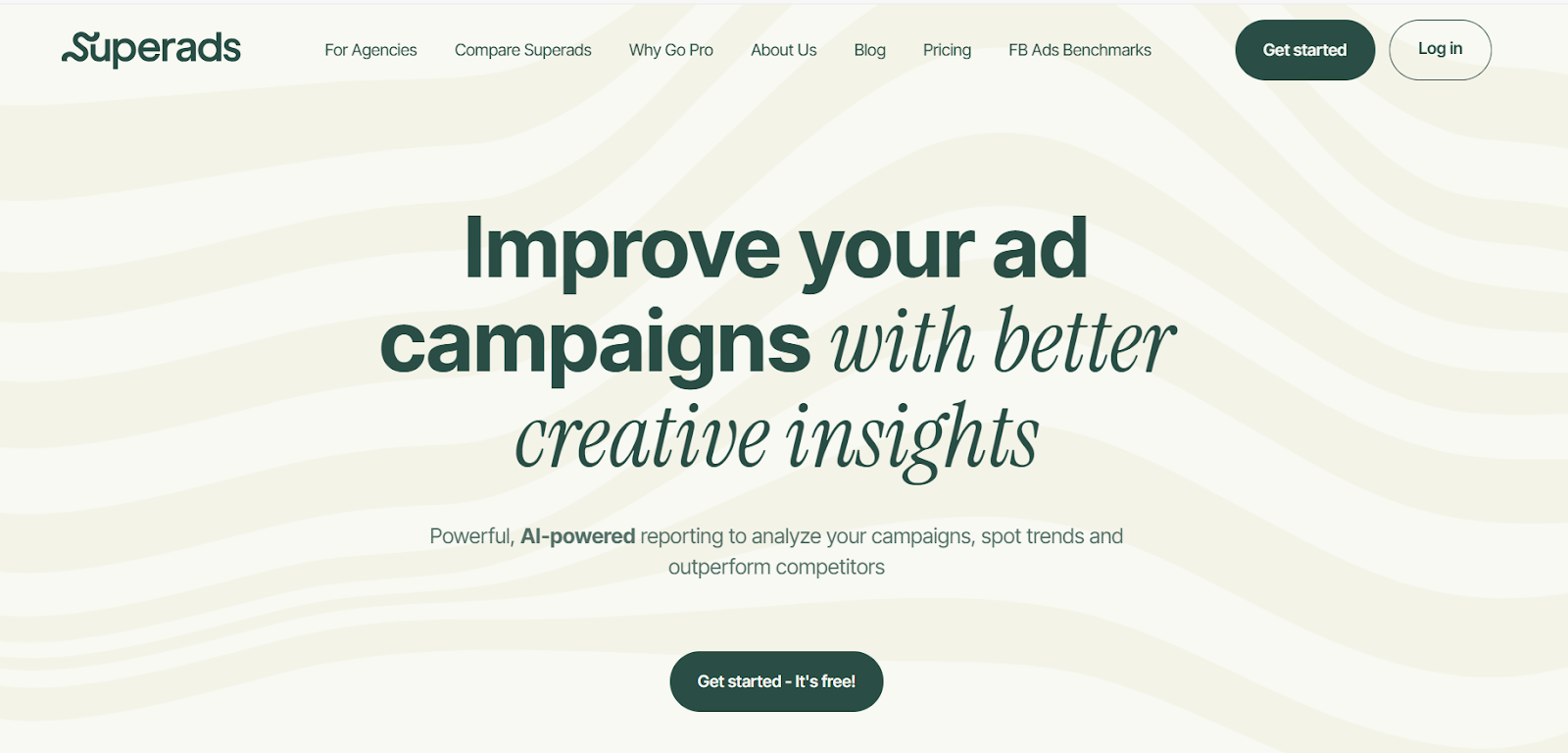 Superads – AI-Powered Creative Performance Analysis Tool