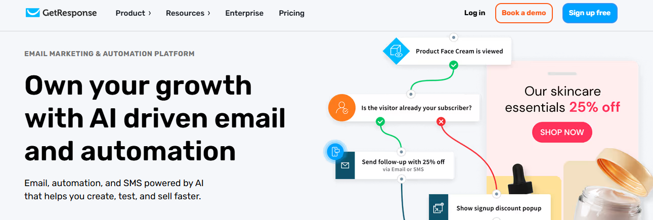 GetResponse - AI-Powered Marketing Automation Tool