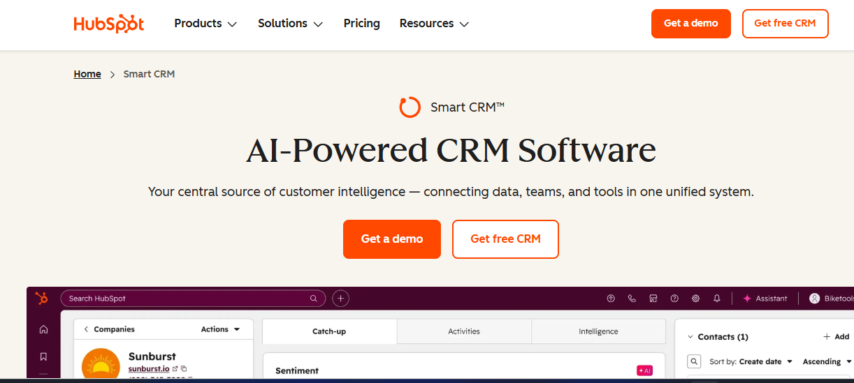 Hubspot - AI-Driven CRM Platform