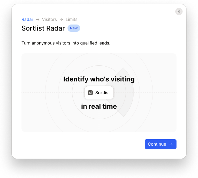 Sortlist Radar