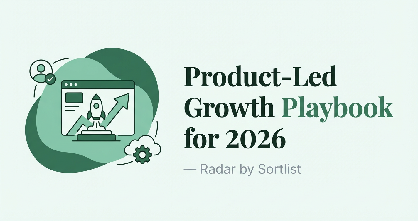 Product led growth SaaS playbook for 2026