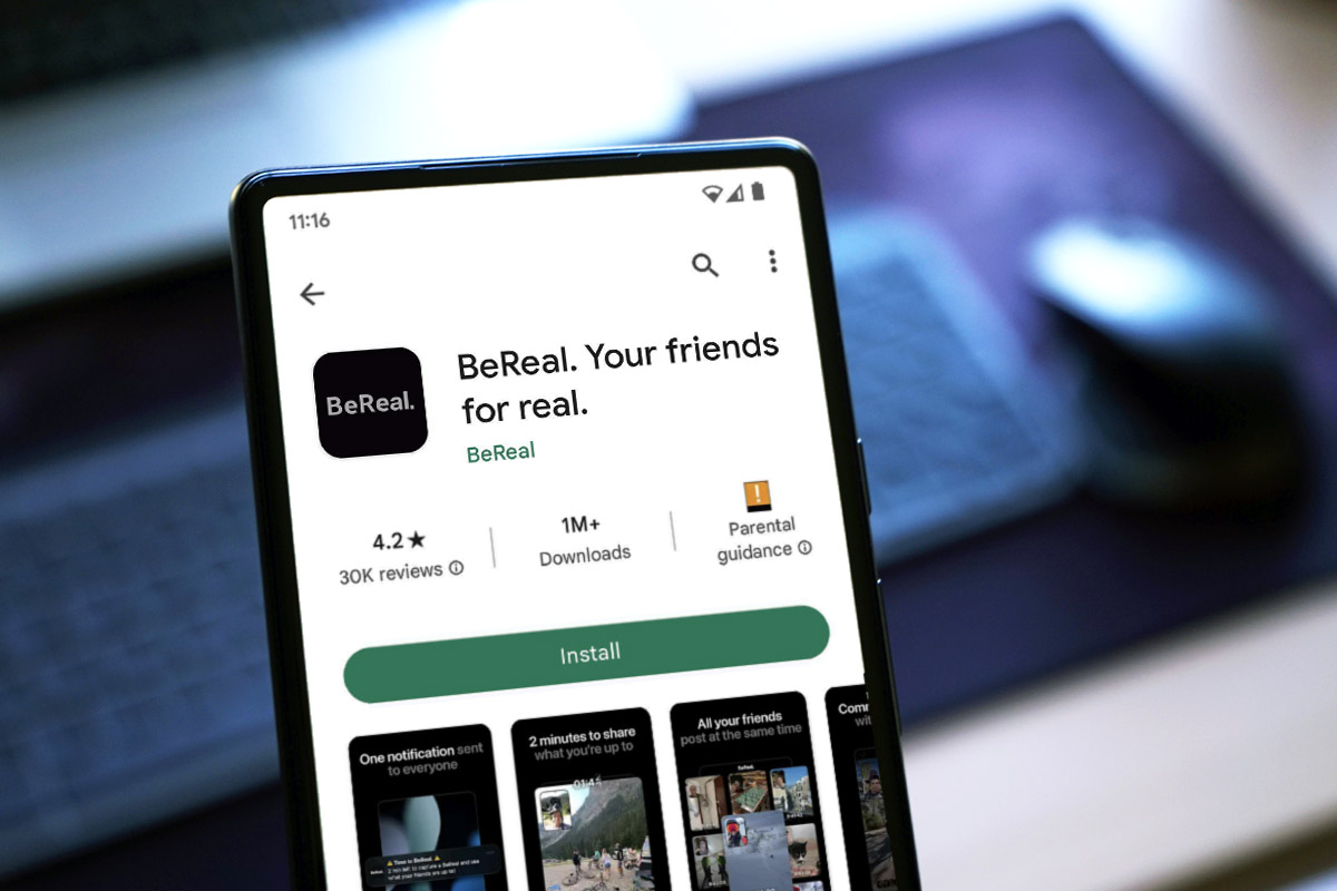 [Étude] Seuls 9% des utilisateurs de BeReal postent leur première photo