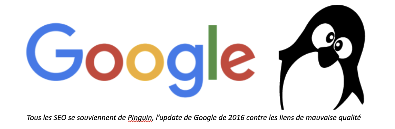 Update de Google Pinguin - bonnes pratiques seo