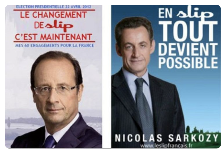 Le Slip Français présidentielles