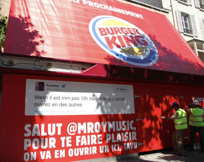 Burger King Street Marketing