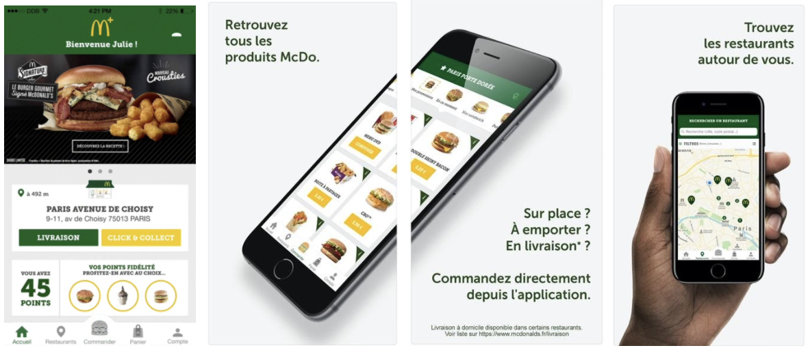 Mobile App McDo