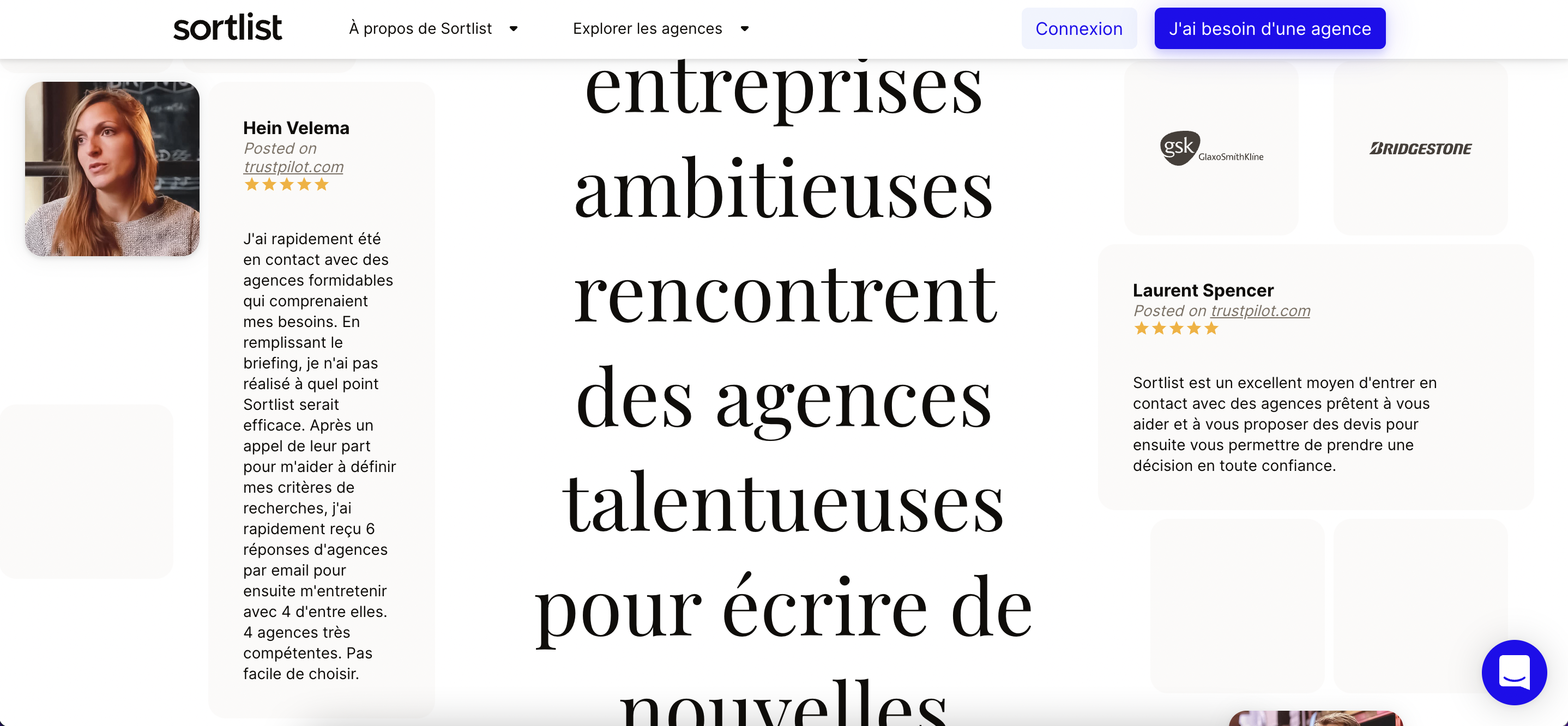 avis client sortlist