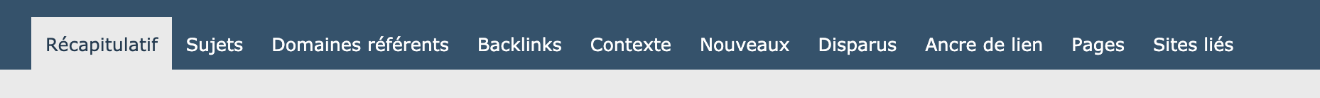 menu site explorer