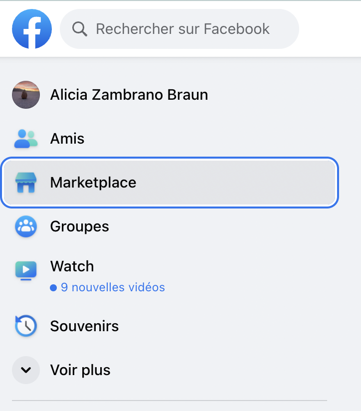 marketplace vendre sur facebook