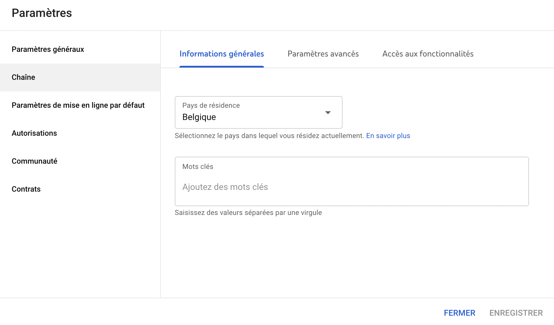 section à propos
