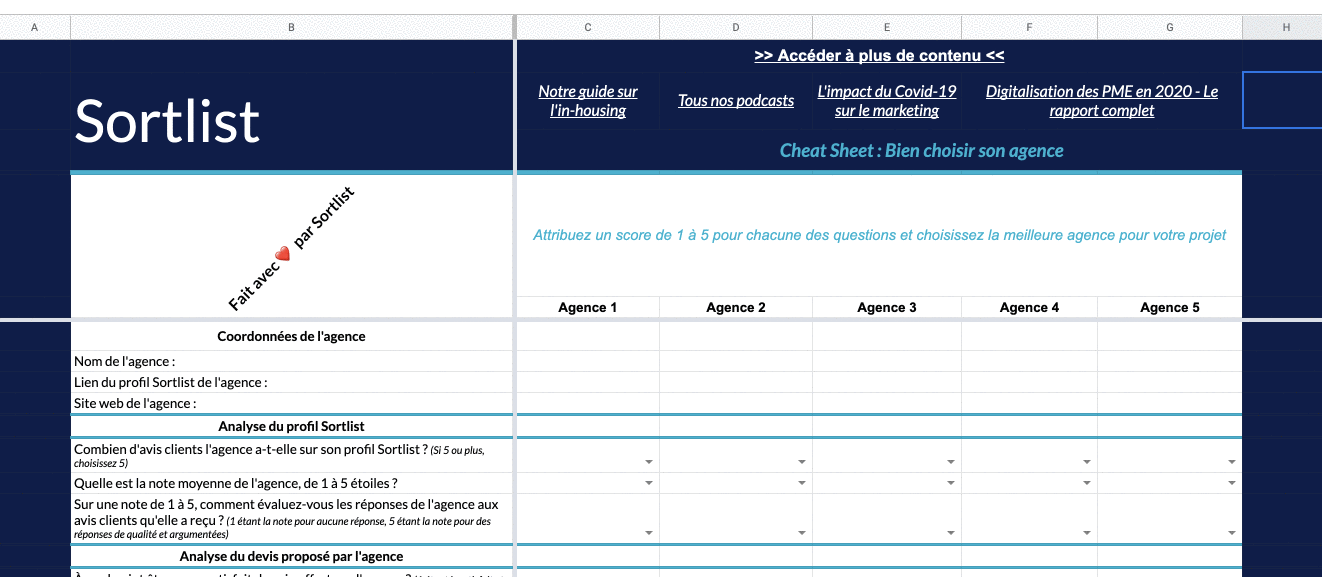 Gif Cheat Sheet - Bien choisir son agence