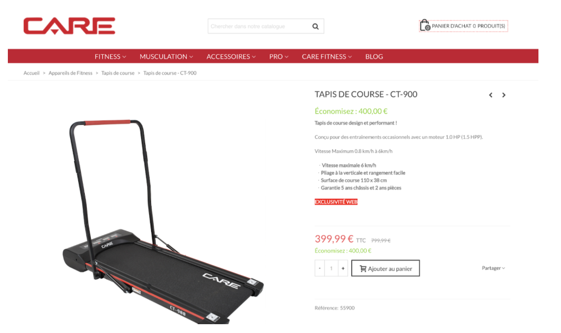 E-Commerce Care Fitness