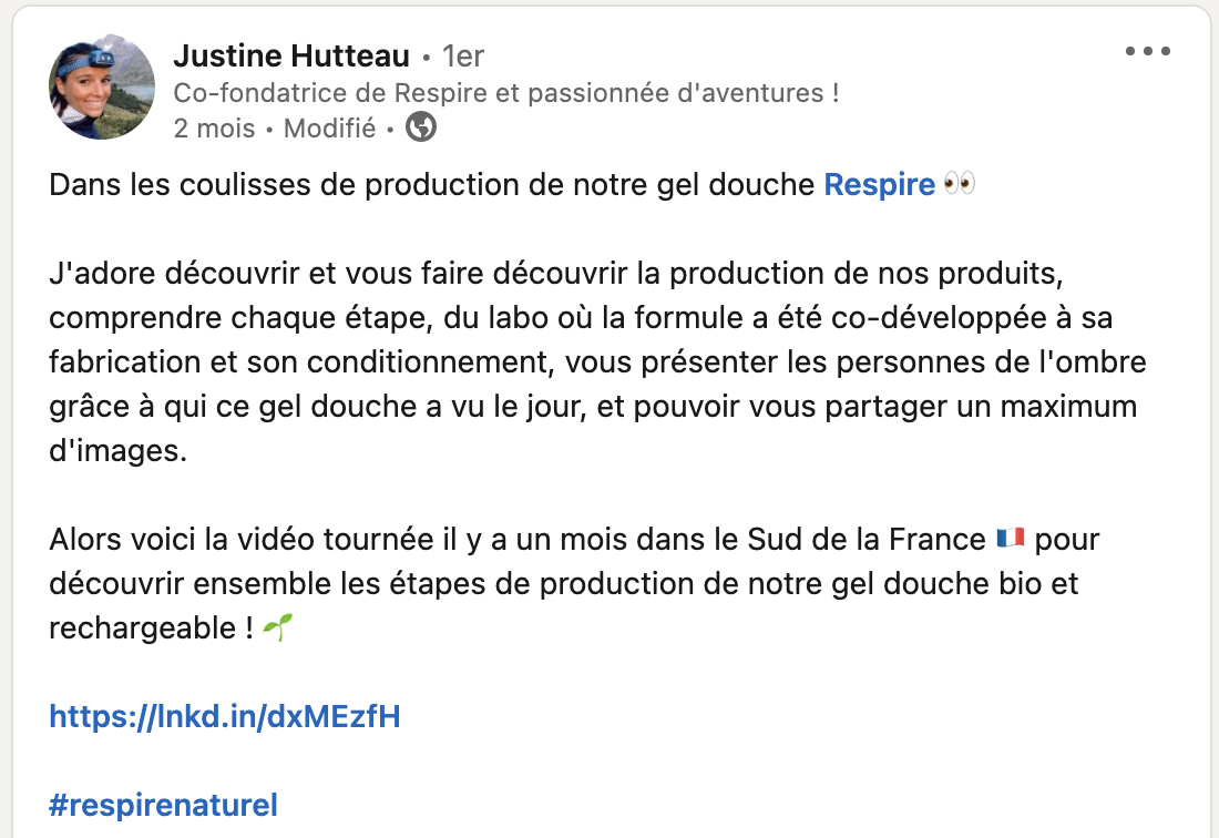 Justine Hutteau LinkedIn
