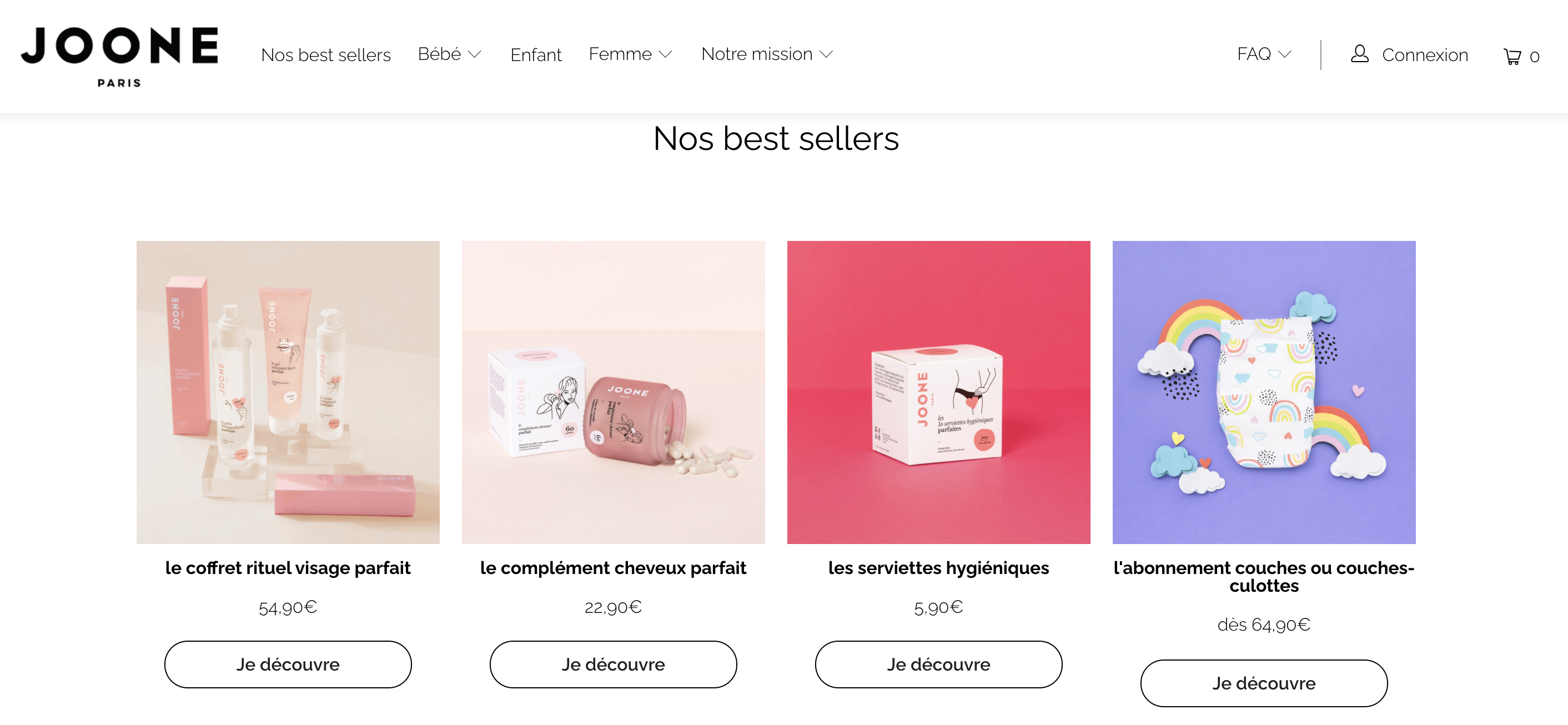 Combinaison de couleur Joone