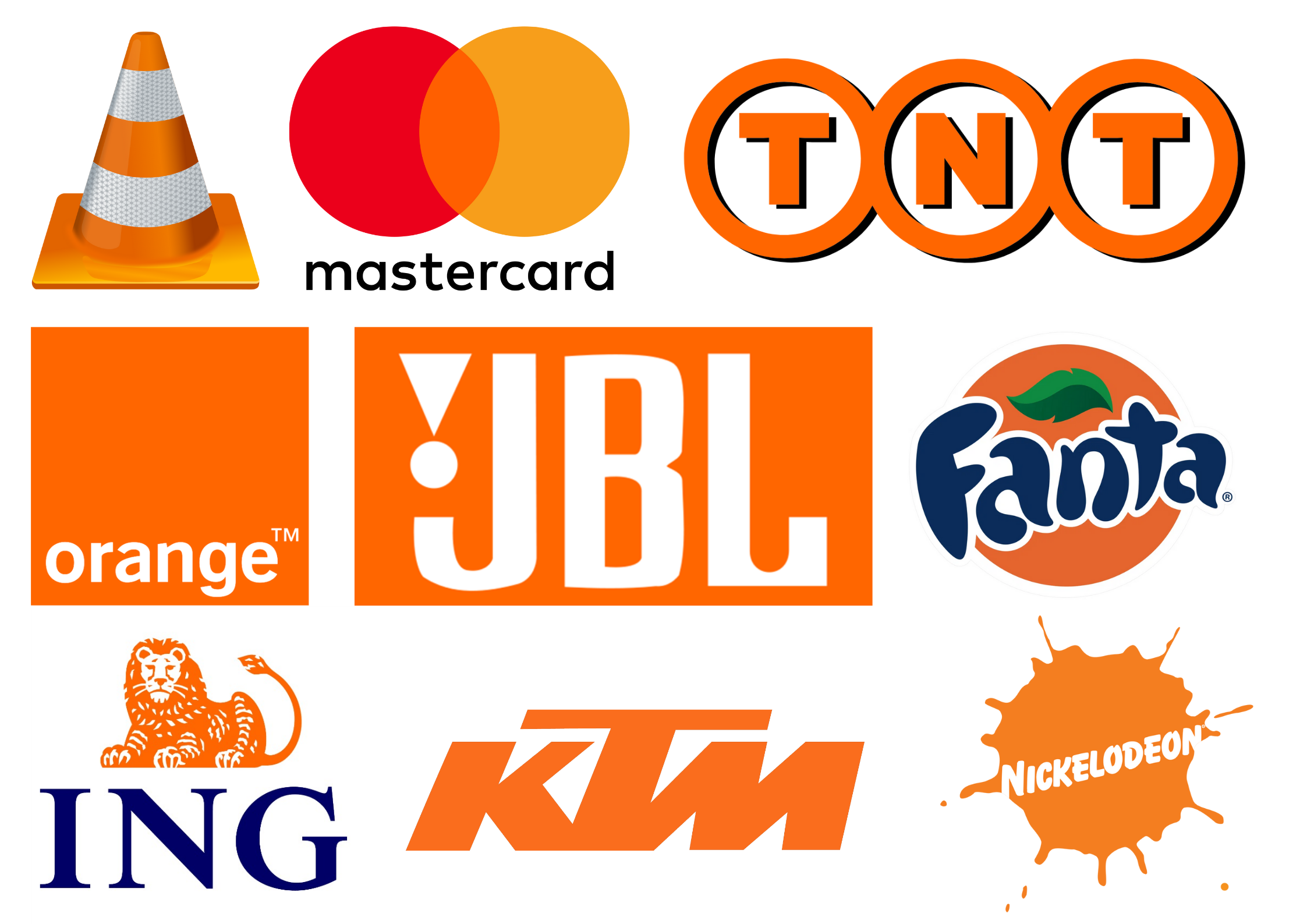 Exemples logos orange