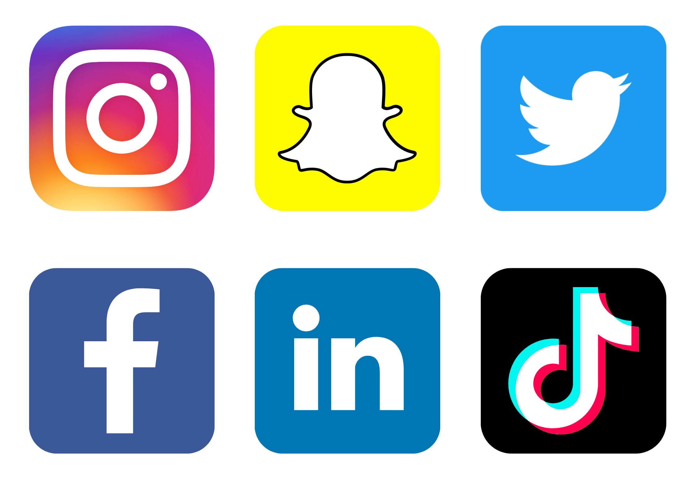 Logos réseaux sociaux