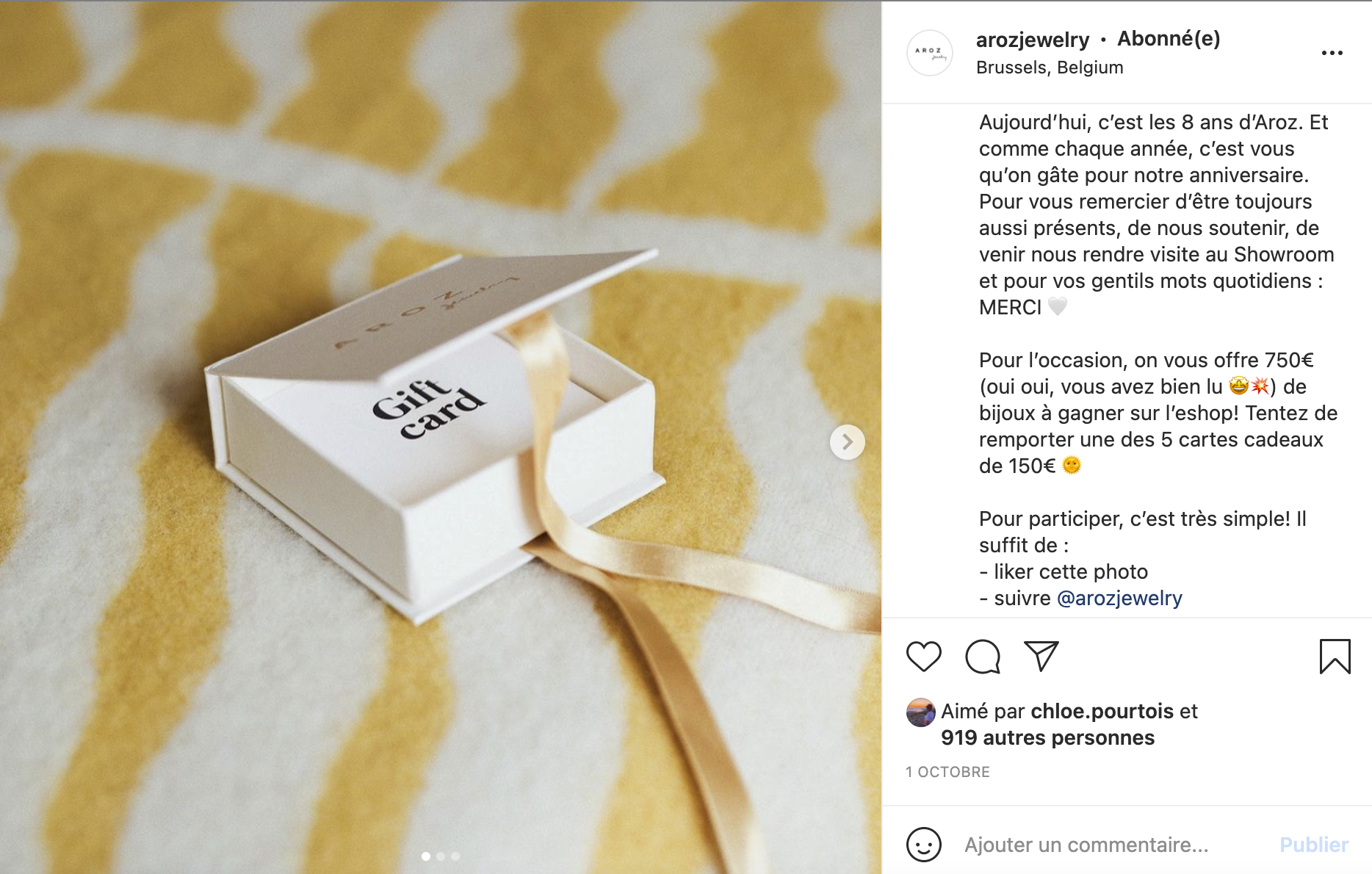 Exemple de concours sur les réseaux sociaux | Sortlist Blog