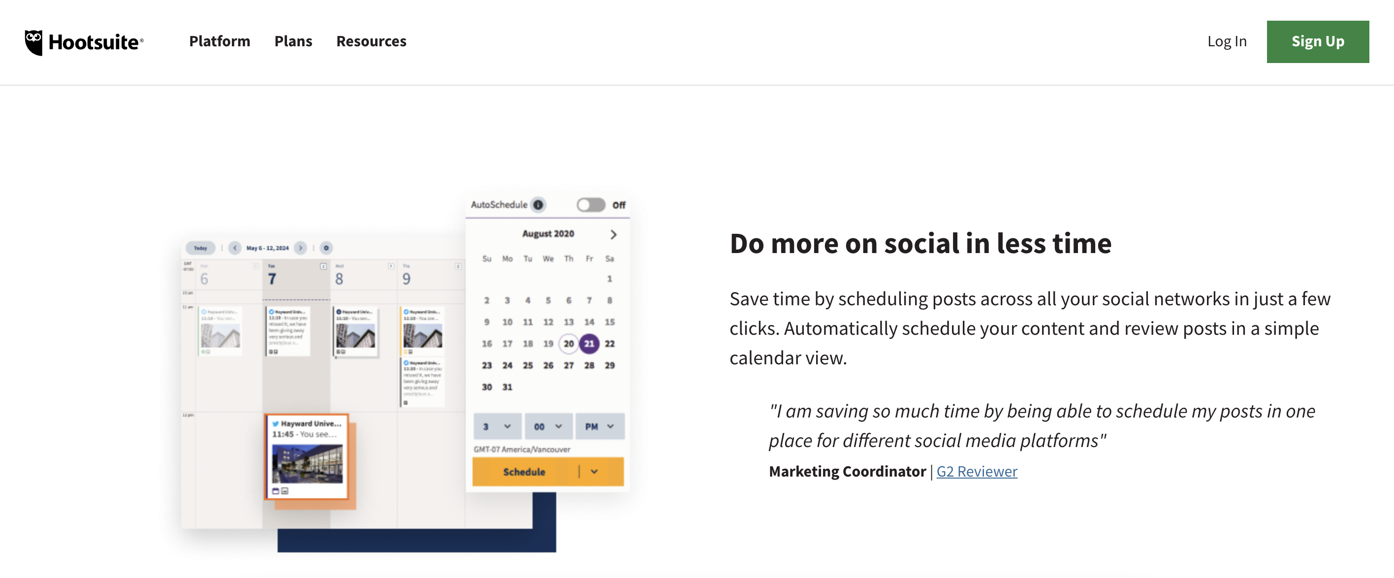hootsuite outil pour savoir quand publier sur instagram