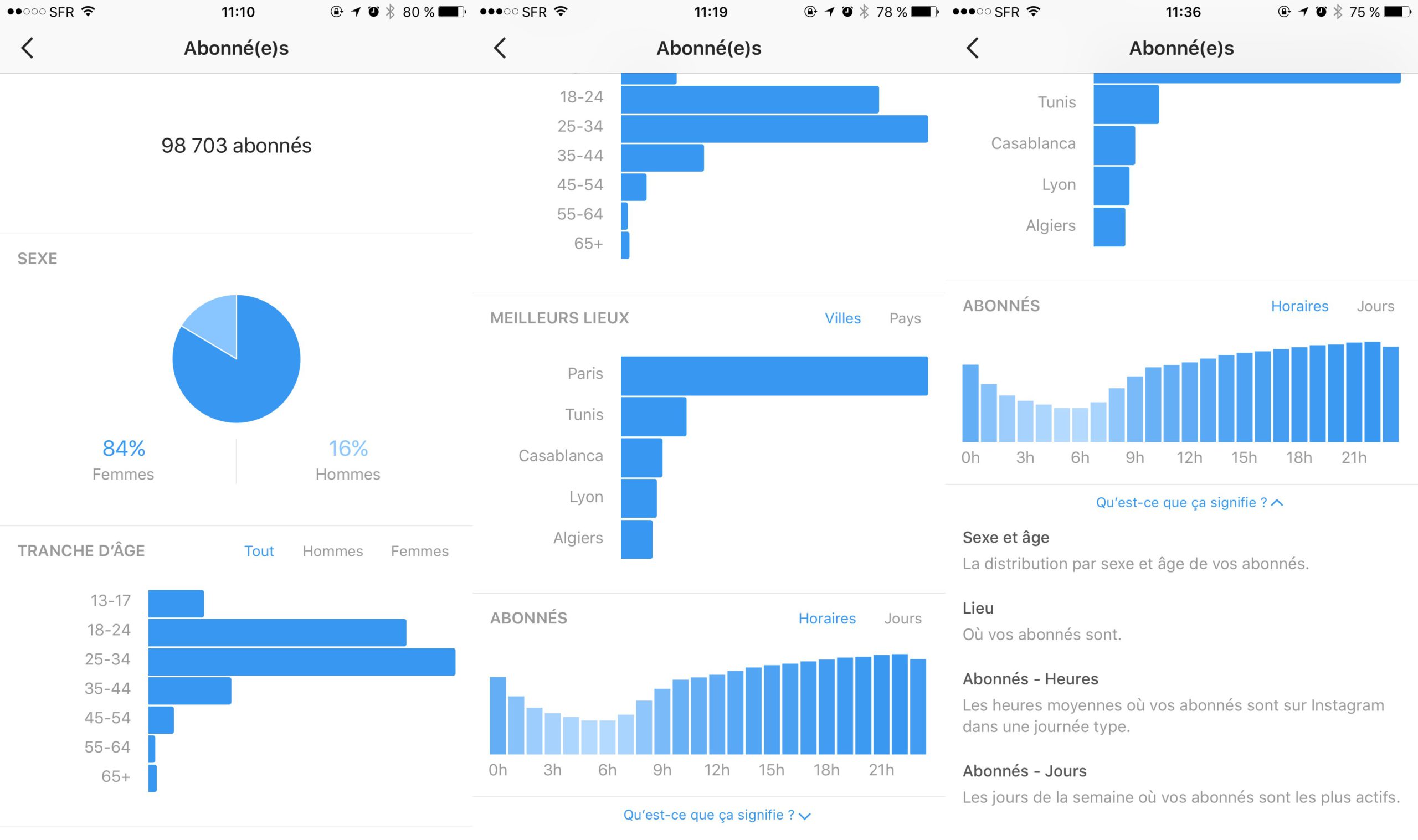 analyse audience Instagram