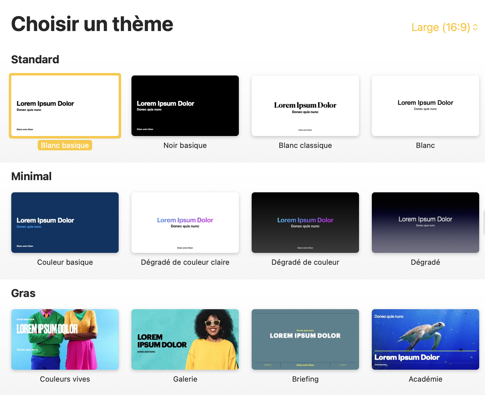 comment créer un flyer avec Keynote