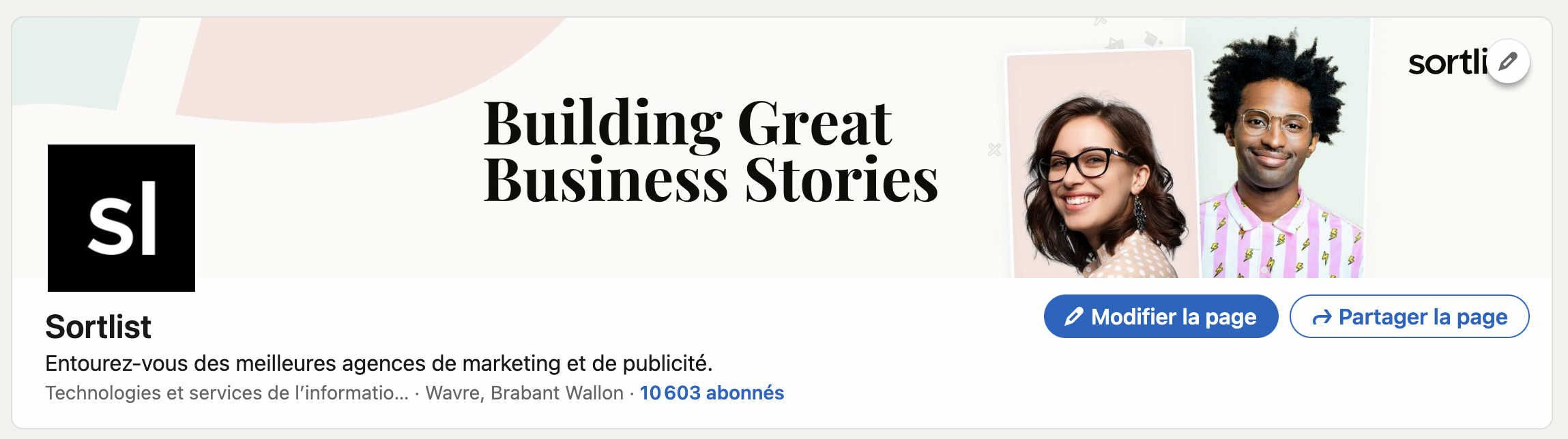 couverture sortlist linkedin