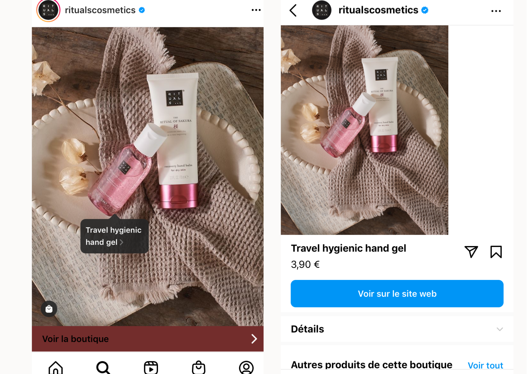 social commerce sur instagram