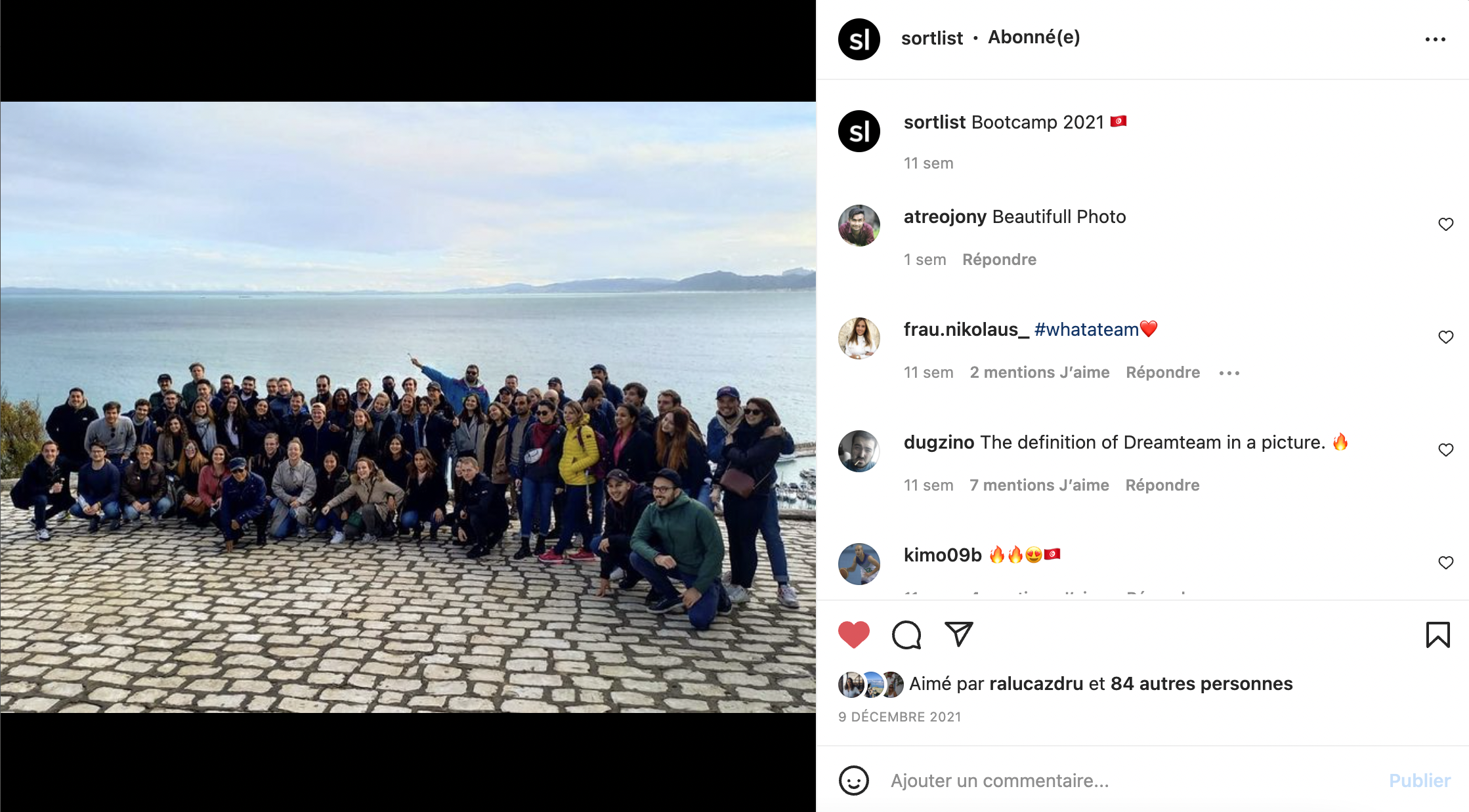 Sortlist Instagram