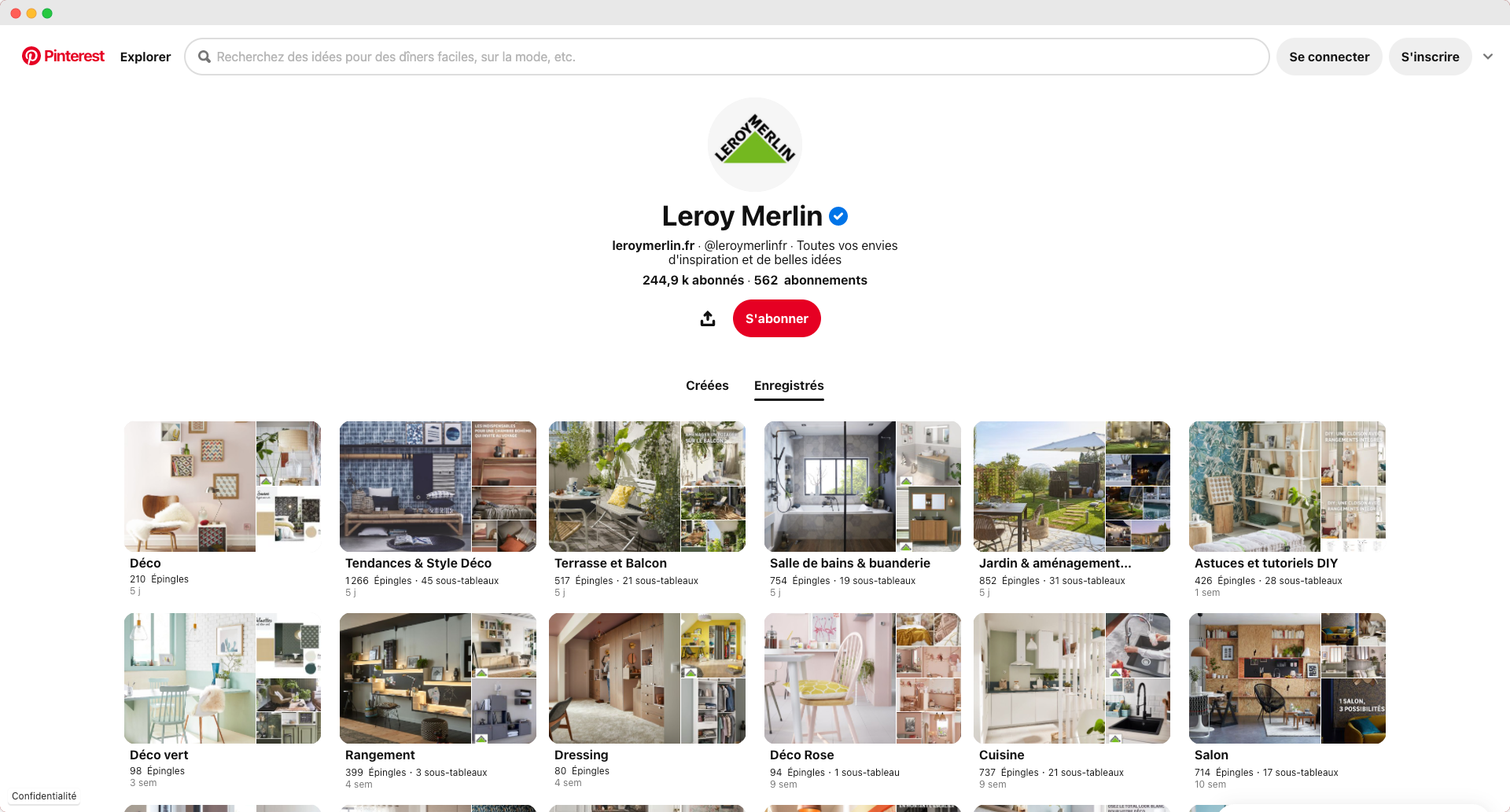 Leroy Merlin Pinterest