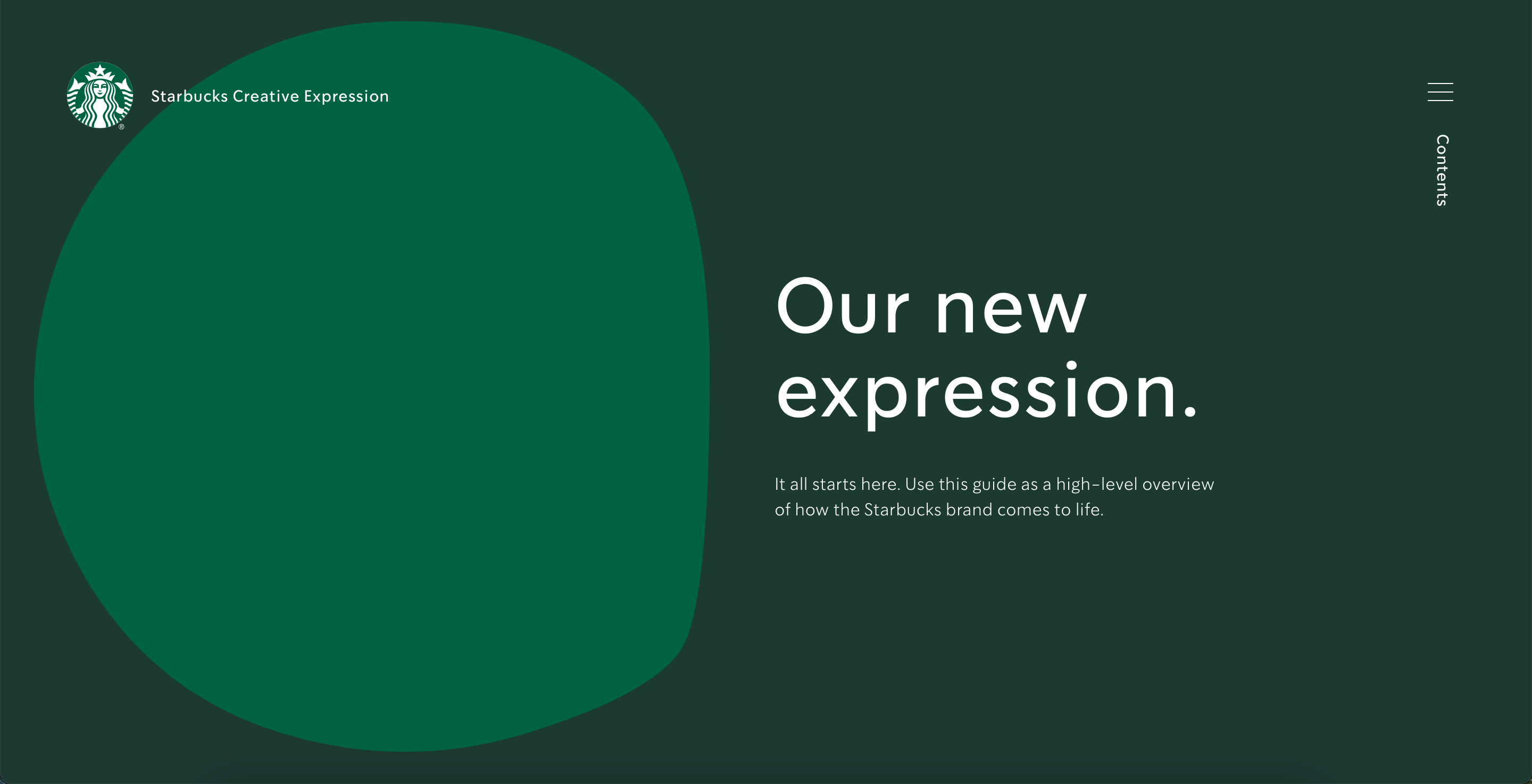 exemple charte graphique Starbucks
