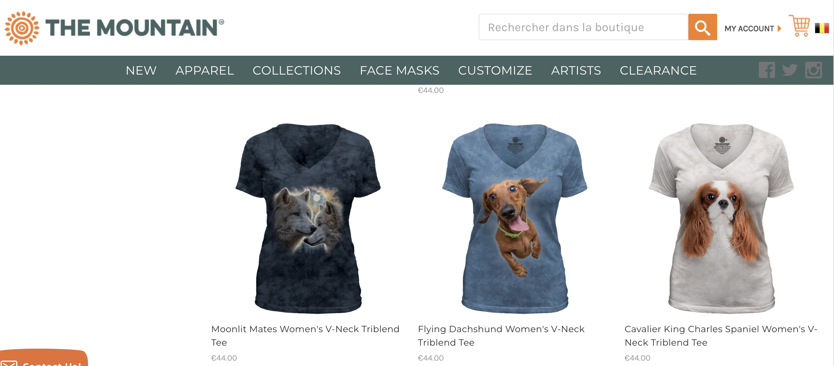 site e-commerce The Mountain