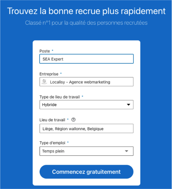 LinkedIn recrutement