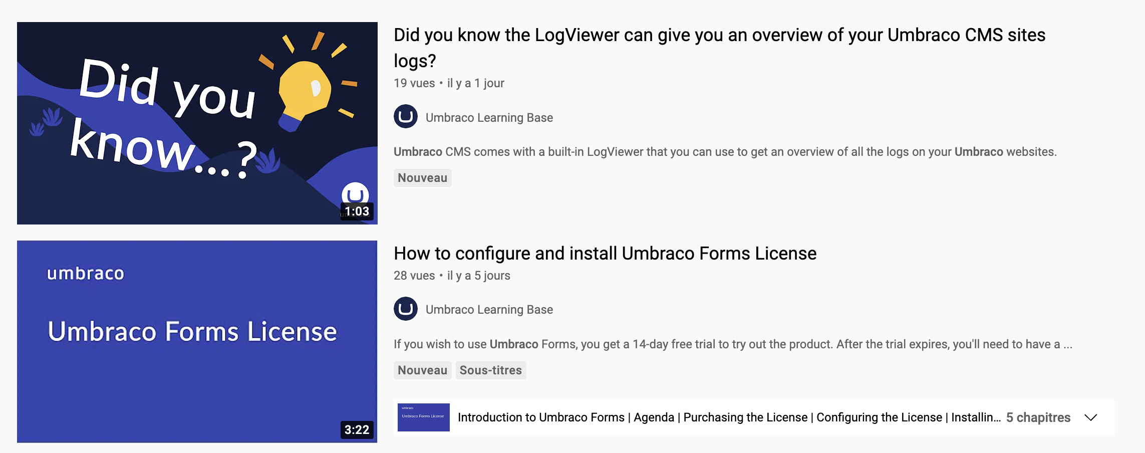 Umbraco Learning Base