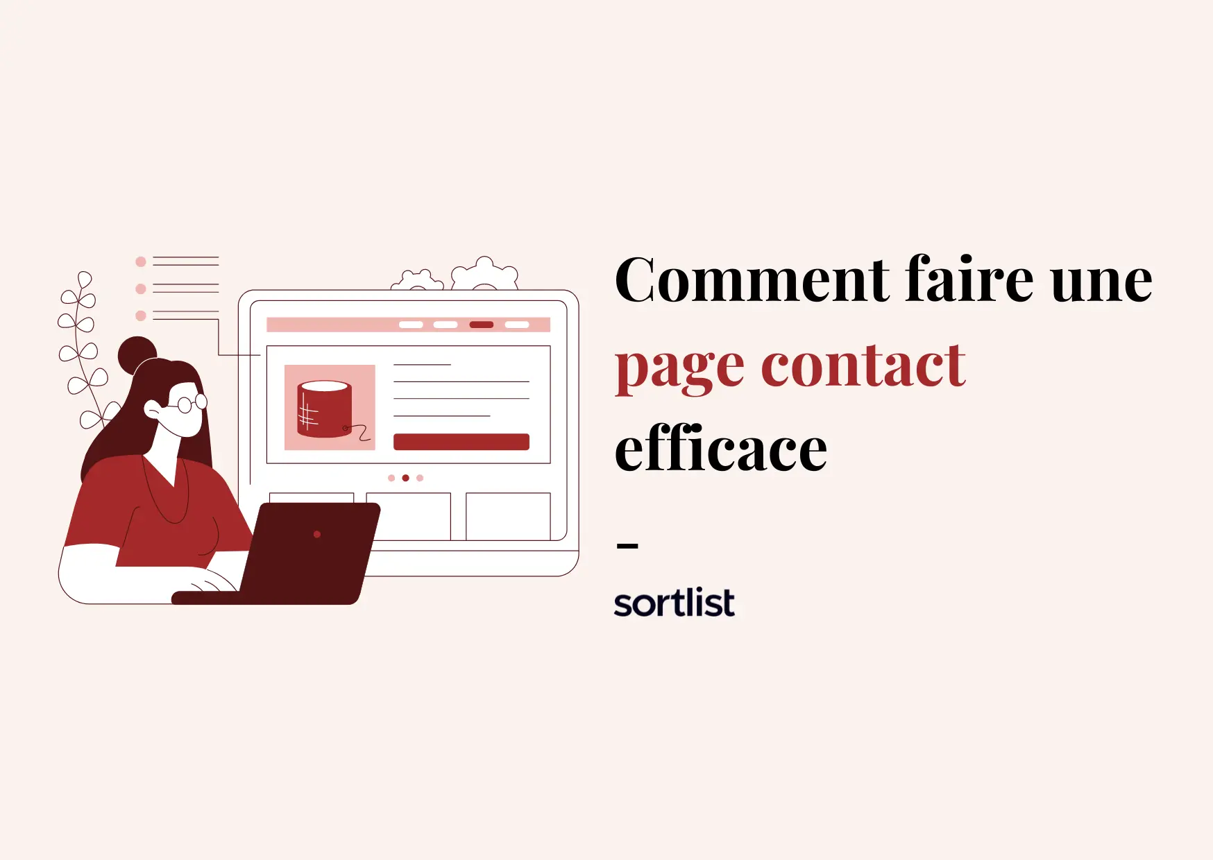 Page contact: Comment la réussir en 2024 (+exemples)
