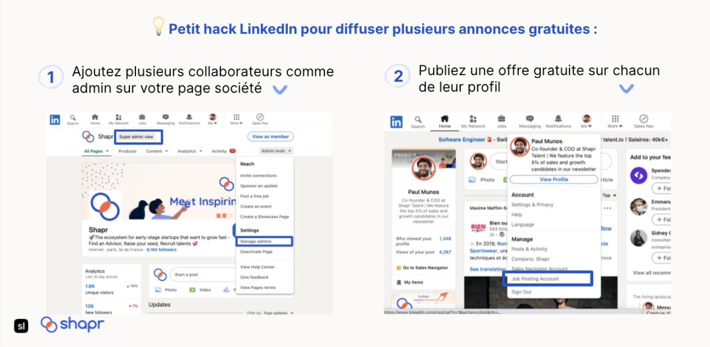 Shapr LinkedIn