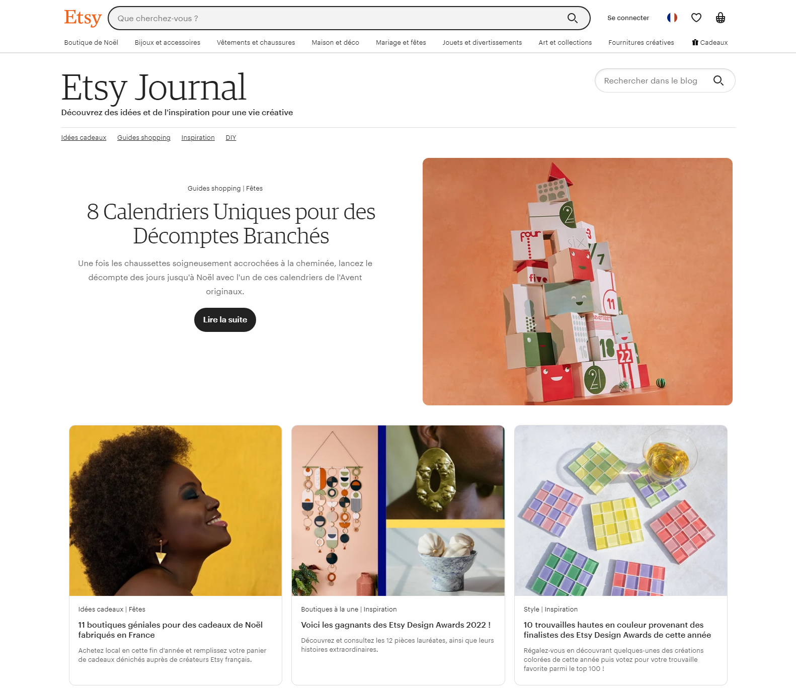 Blog d'entreprise Etsy