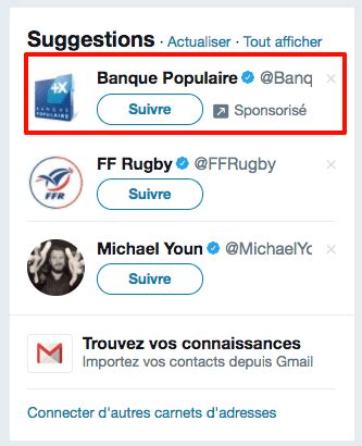 suggestion de comptes à suivre twitter