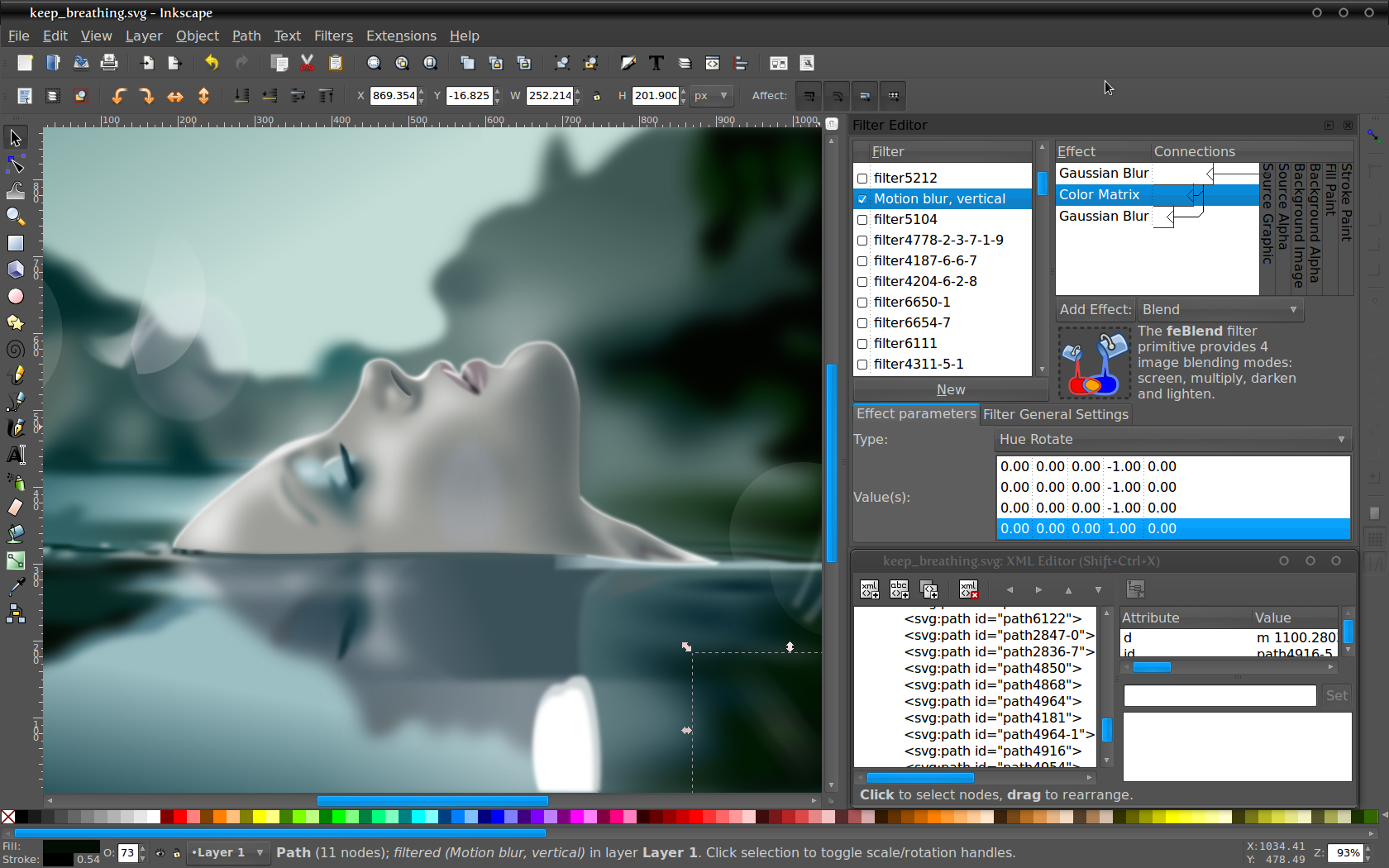 exemple de conception sur Inkscape