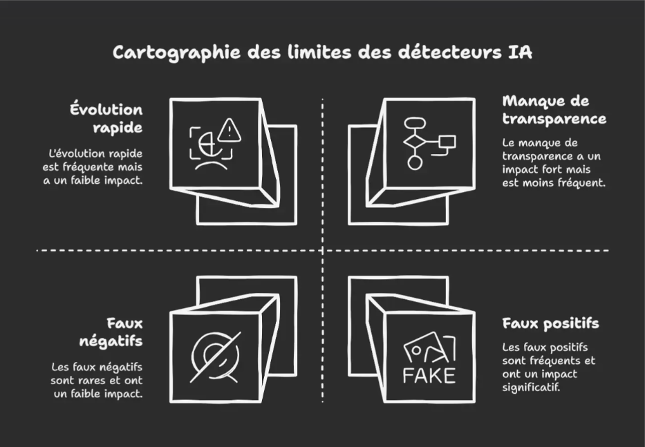 Limites d&eacute;tecteurs ia actuels