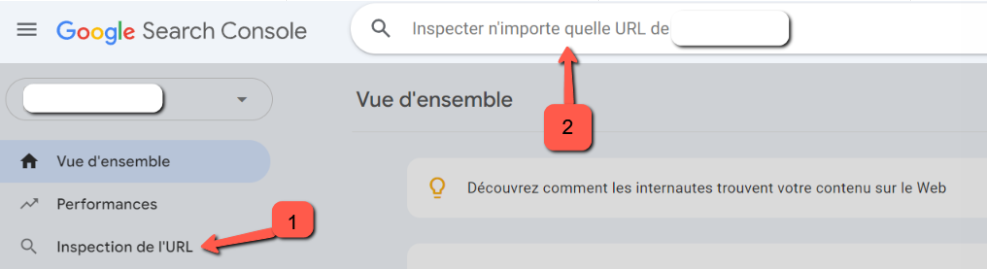 soumettre manuellement une URL à Google indexation web