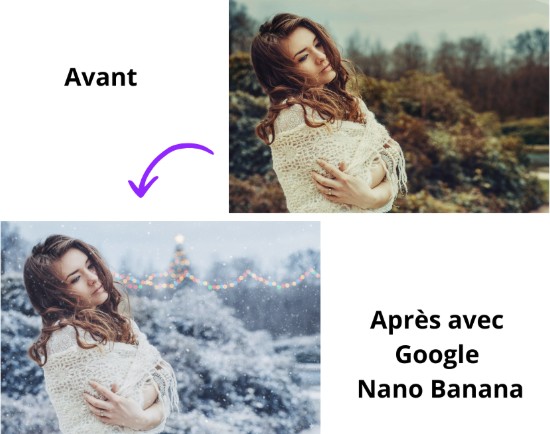 retouche intelligente Nano Banana