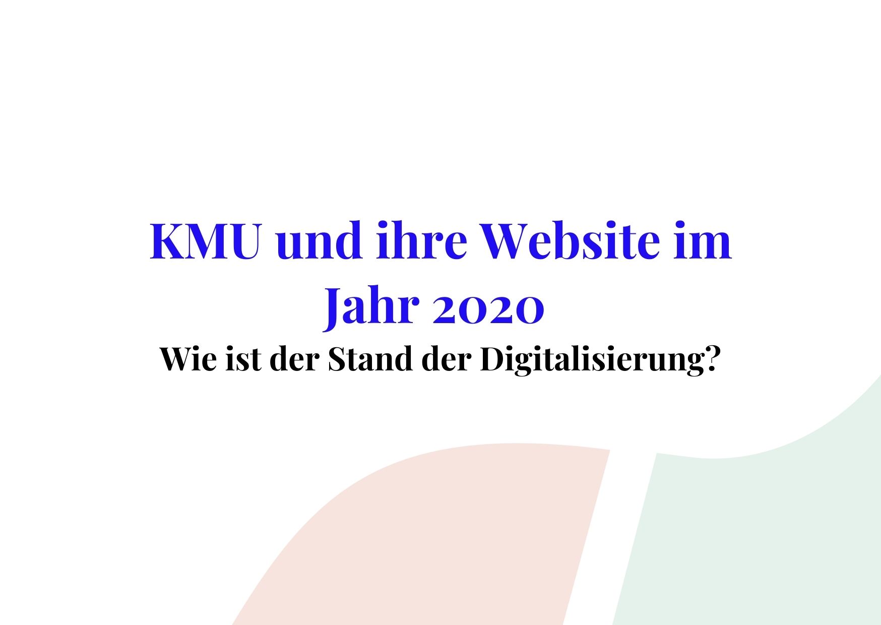 KMU und ihre Website