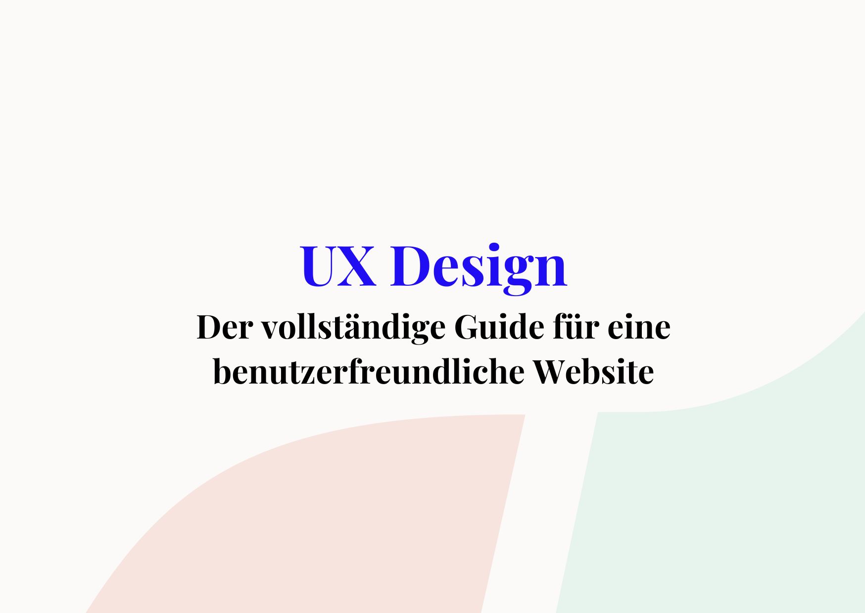 UX Design