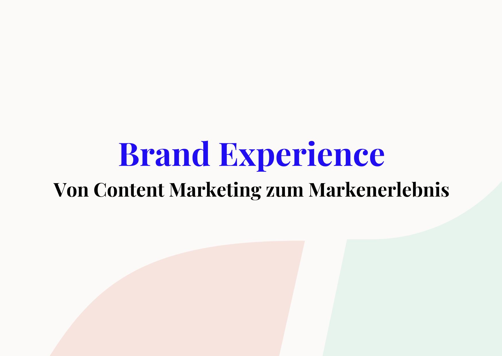 Brand Experience