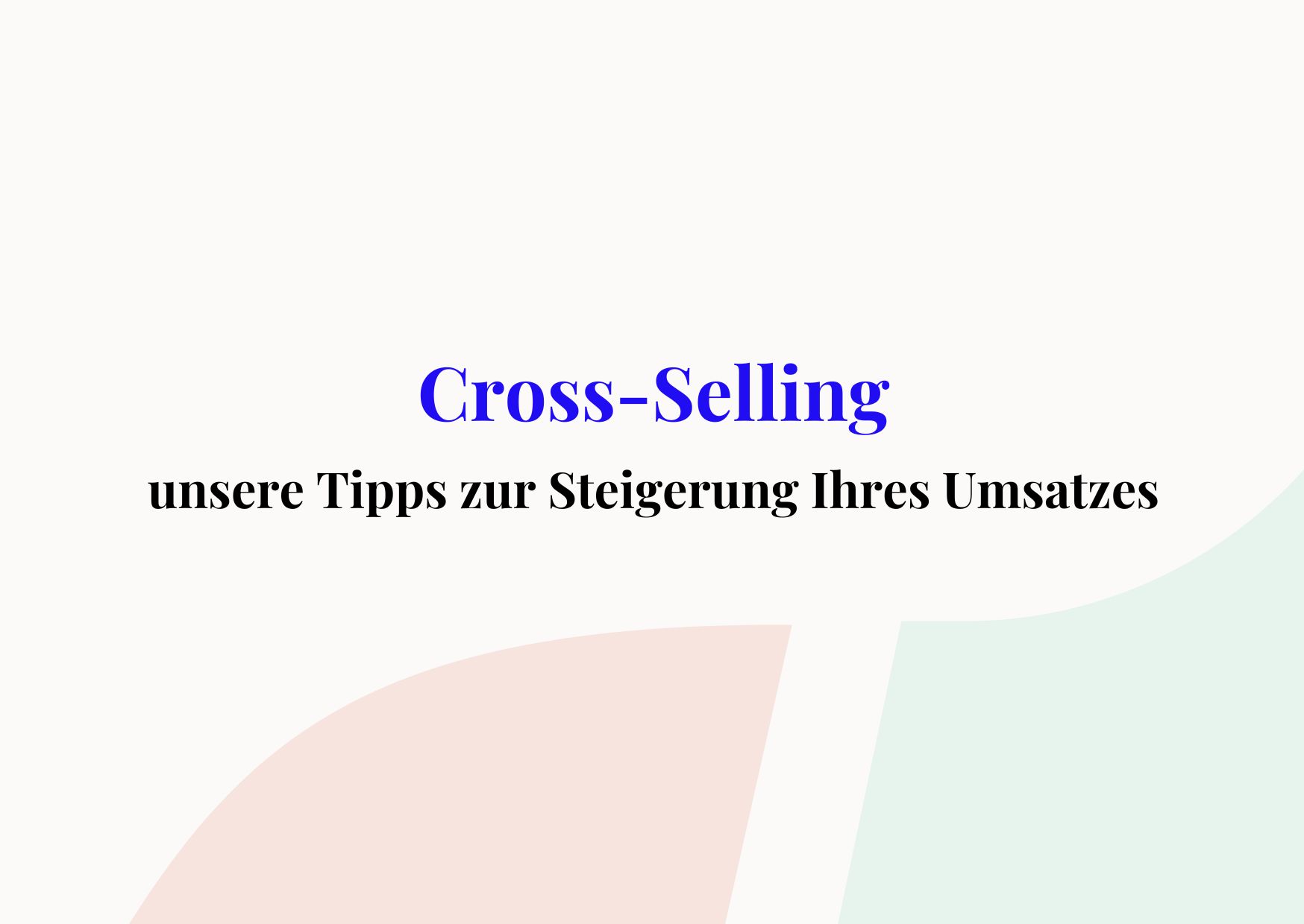 Cross-Selling