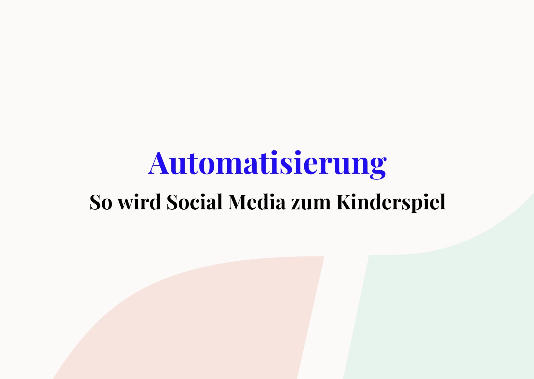 automatisierung