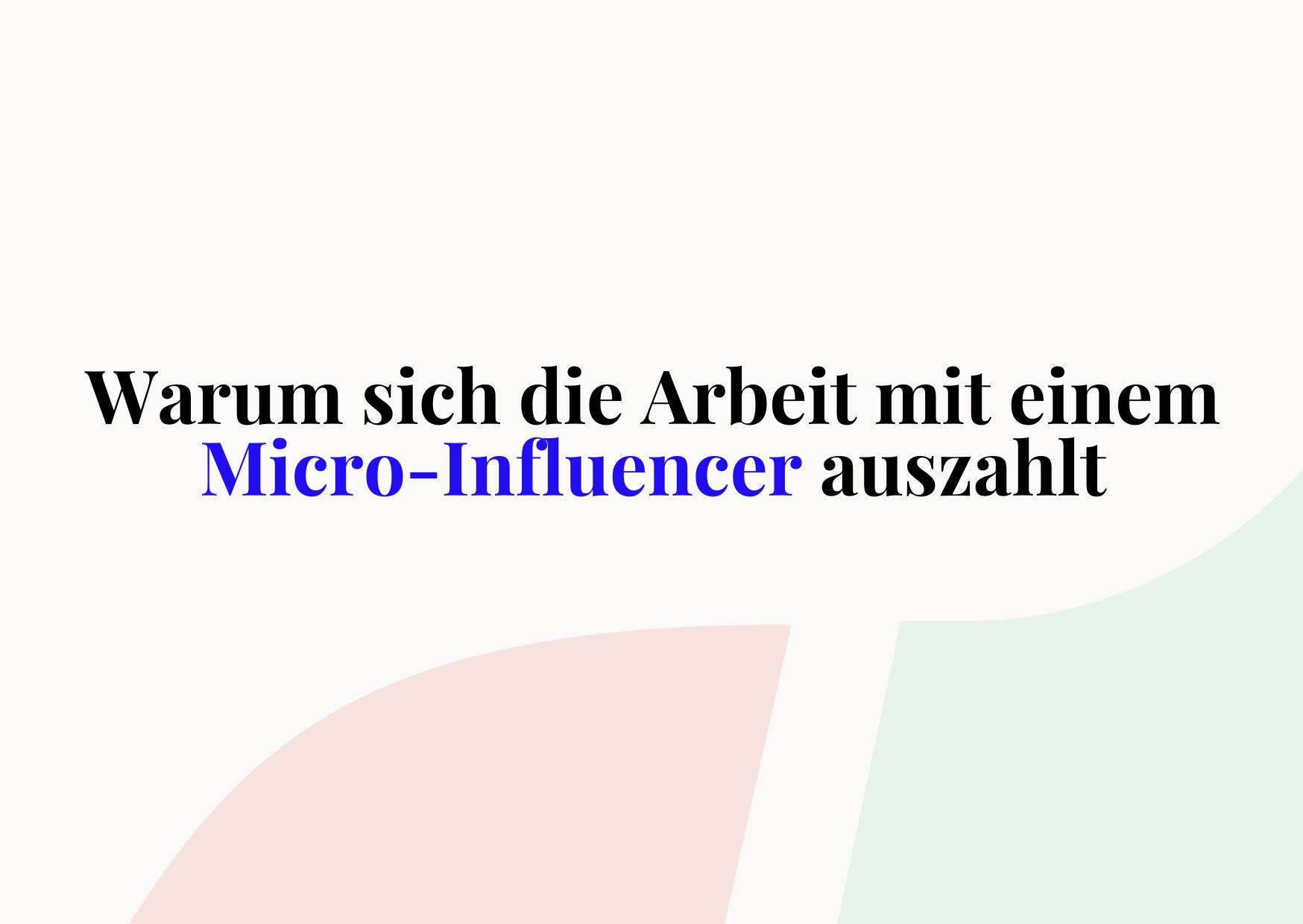 Micro-Influencer
