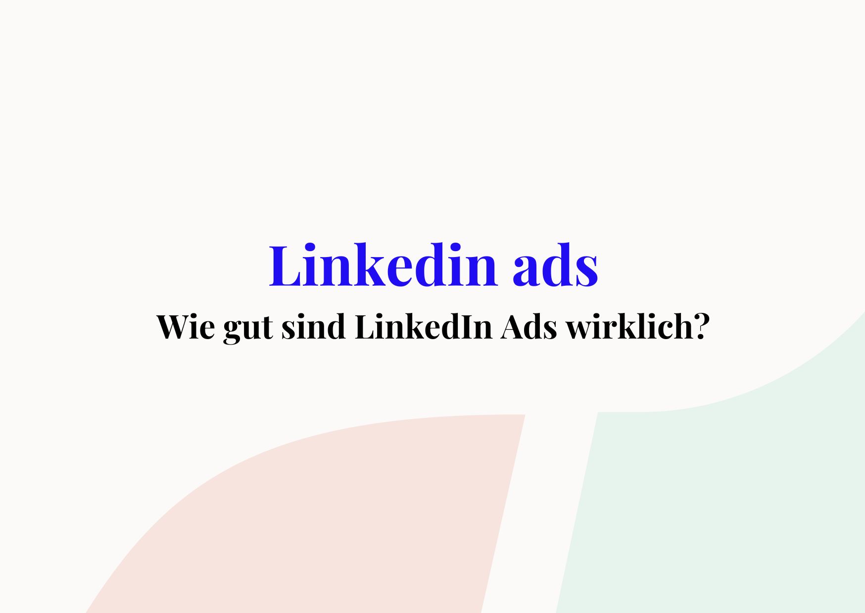 Linkedin Ads